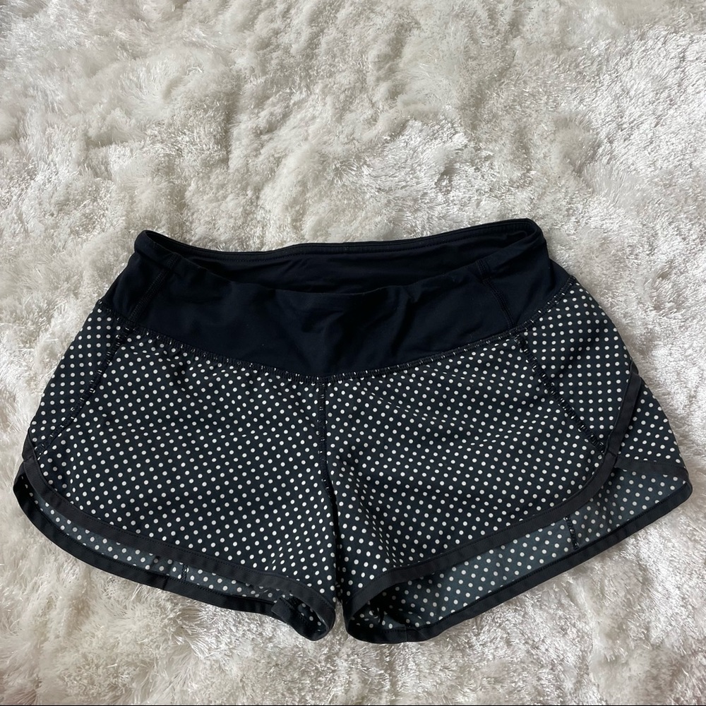 Lululemon speed up shorts polka dot